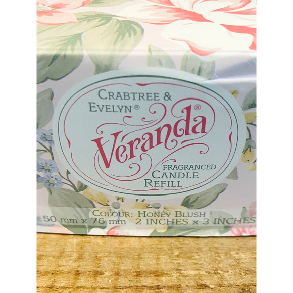Vintage Crabtree & Evelyn Honey Blush Fragrance Candle Refill 4.5oz NIB Rare - Picture 4 of 6